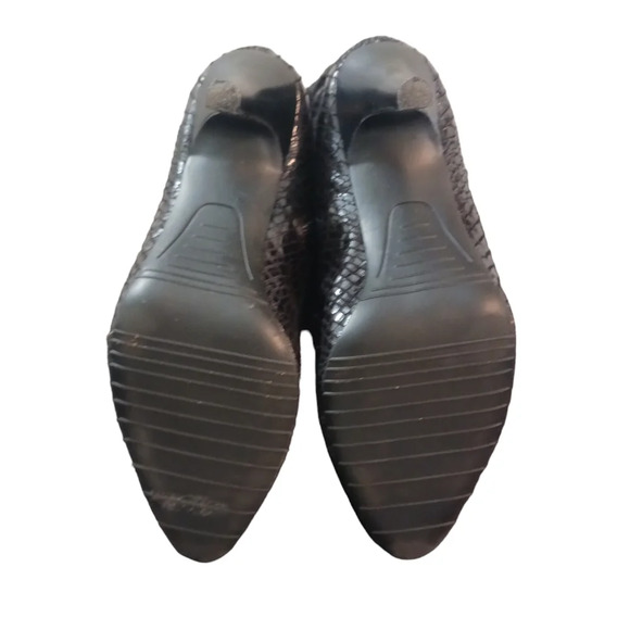 DIBA Tall Snakeskin Embossed Knee High Boots Rhett size 8.5 - Picture 7 of 12